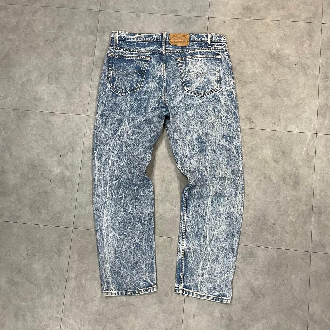 90s USA Levis506 워싱진 (37”) 상품이미지4
