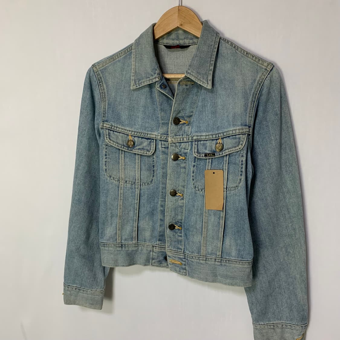 Lee 리 빈티지 연청 세미크롭 데님자켓 여성 36 사이즈 00s 상품이미지2