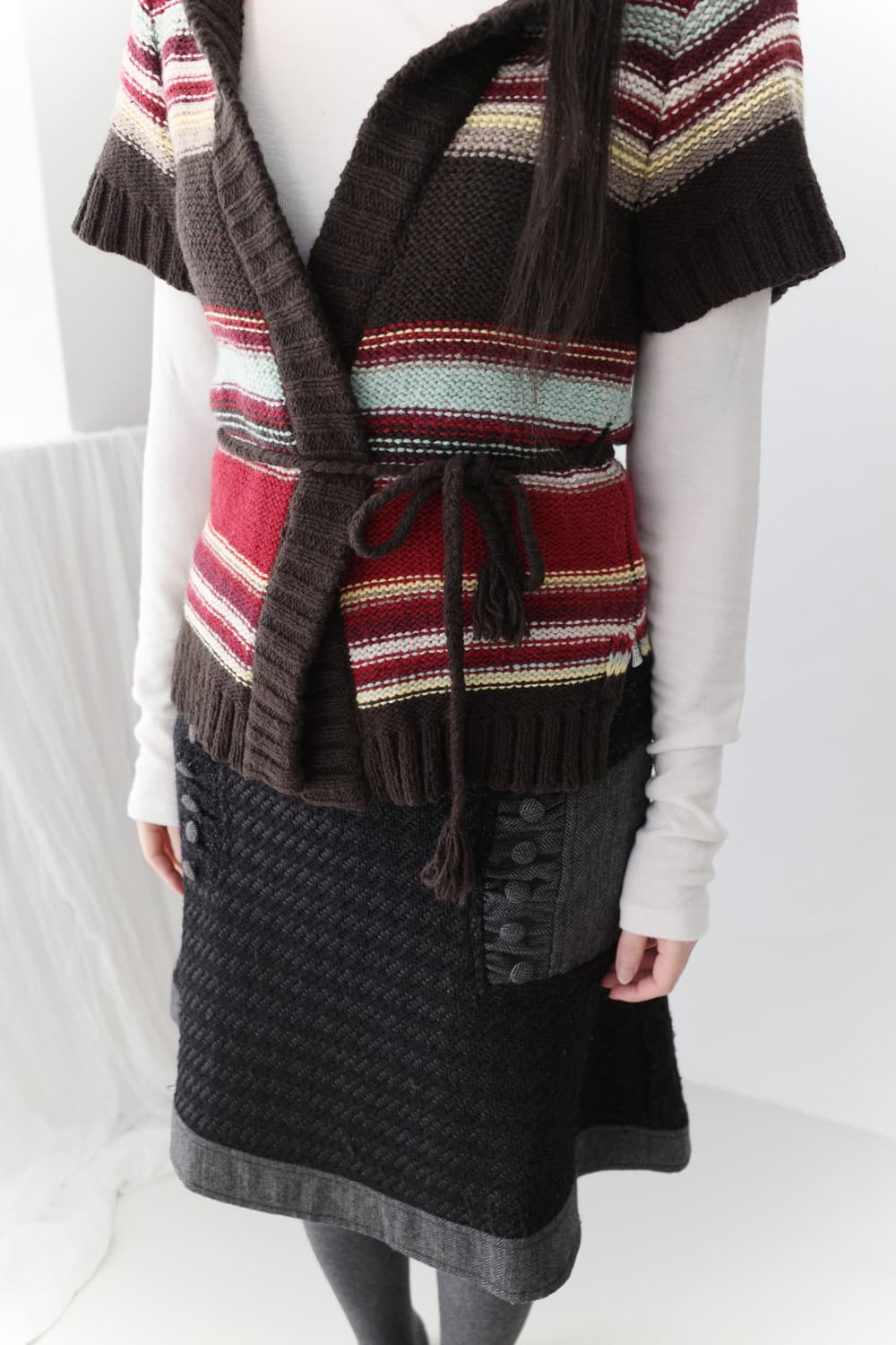 hollister) stripe half knit cardigun 상품이미지7