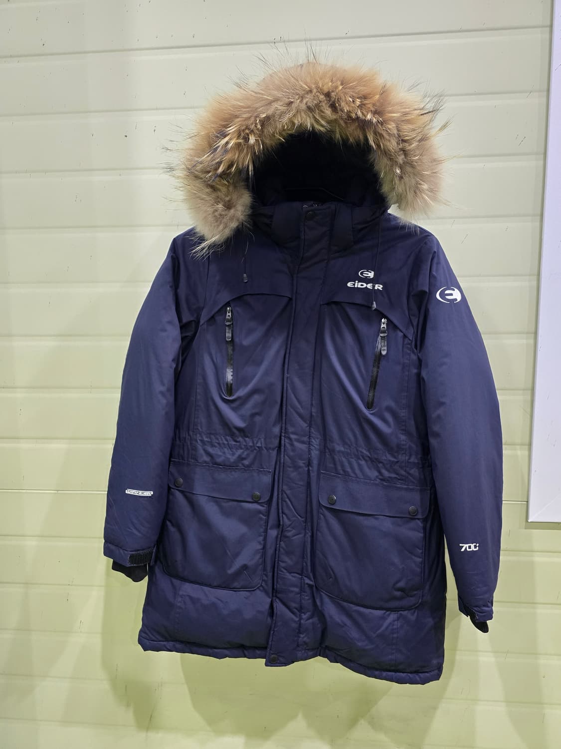 아이더 네이비 구스다운 패딩 700 상품이미지1