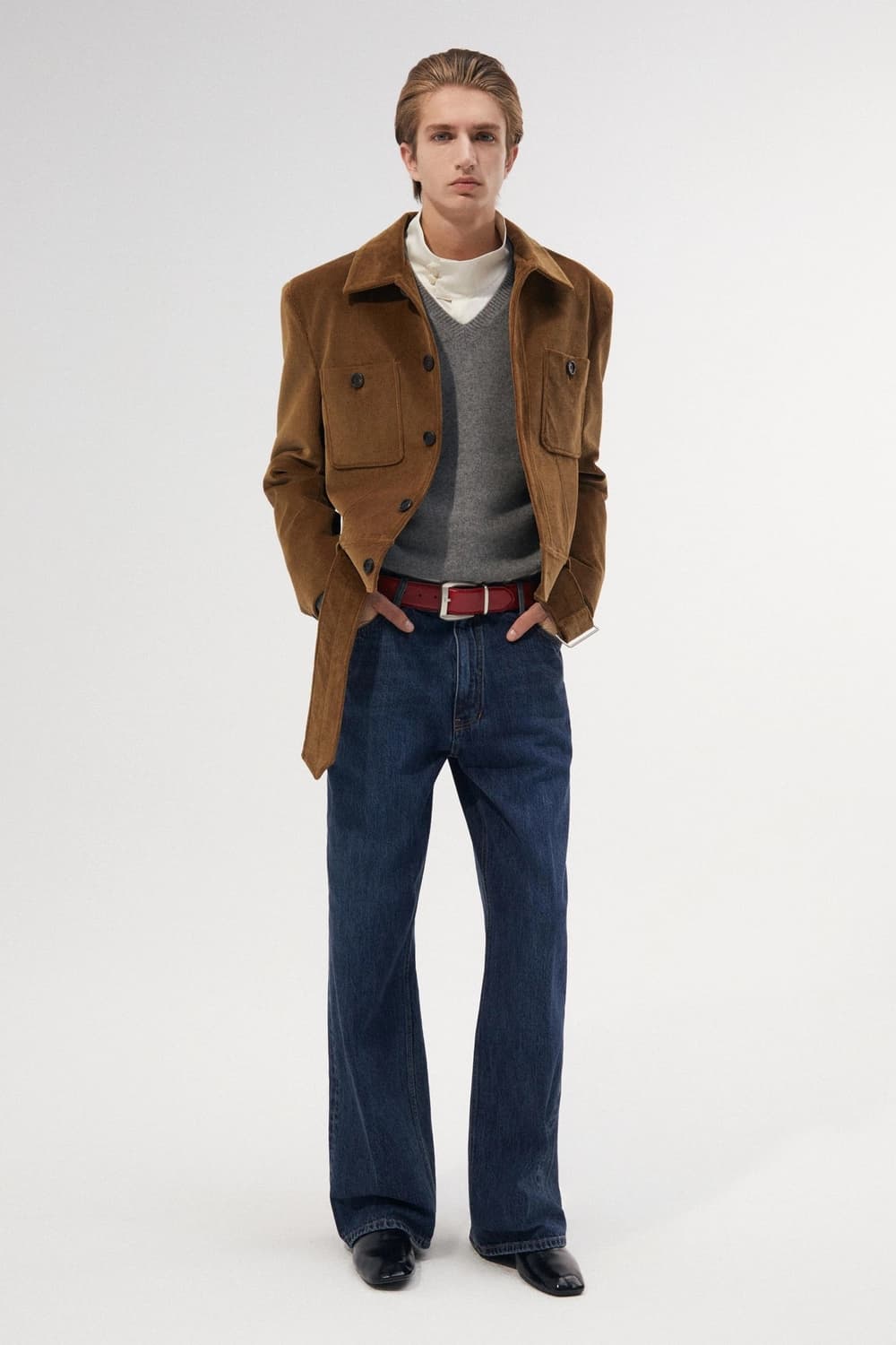 2)타일레 CALI WASH DENIM TROUSERS OIL BLUE 상품이미지2