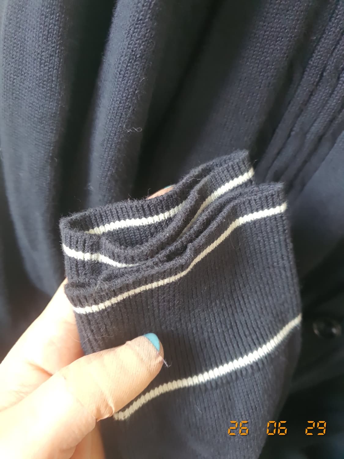 프레드페리 가디건 L 네이비 상품이미지5