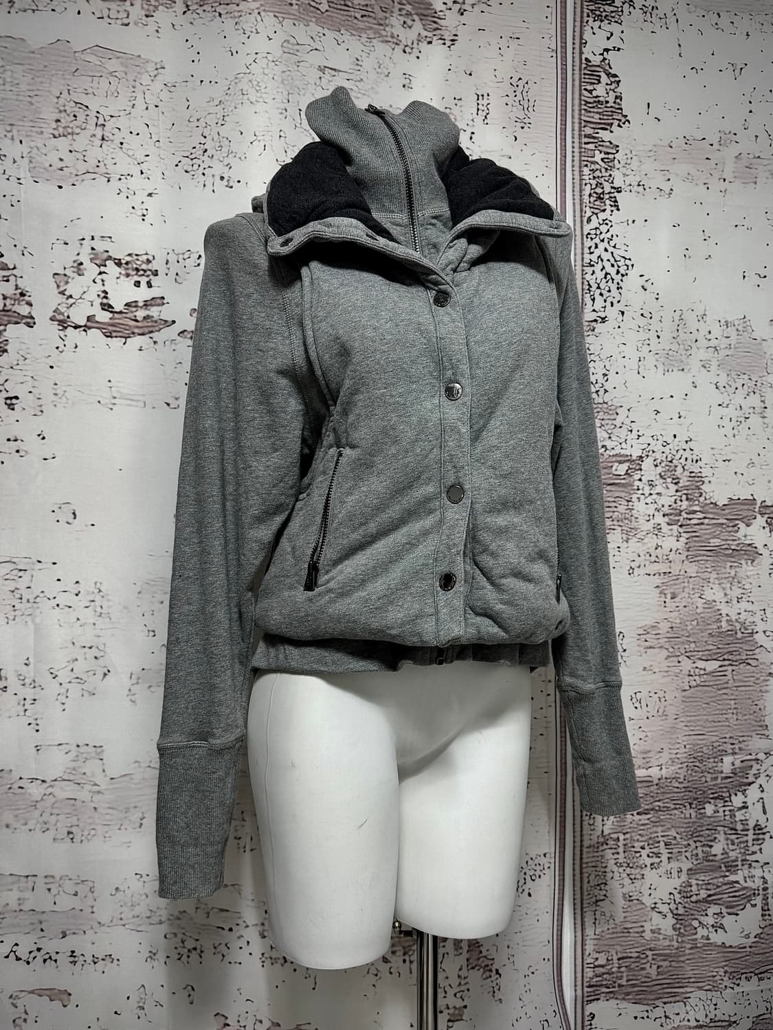 Double Hood Zip-Up Jacket 상품이미지1
