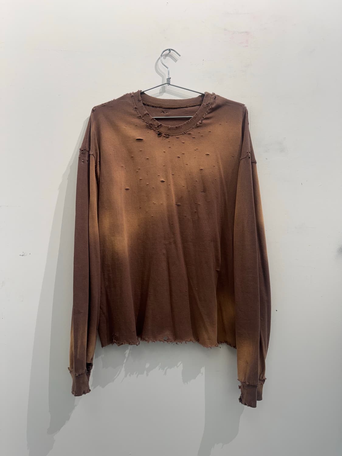 빈티지 워싱 긴팔 상품이미지1