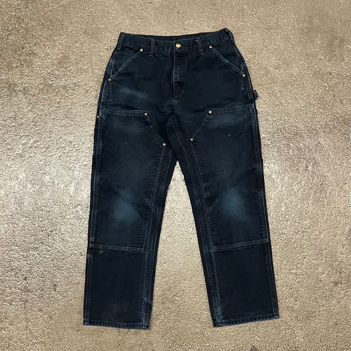 칼하트 블랙 더블니 팬츠 (30“) 상품이미지1