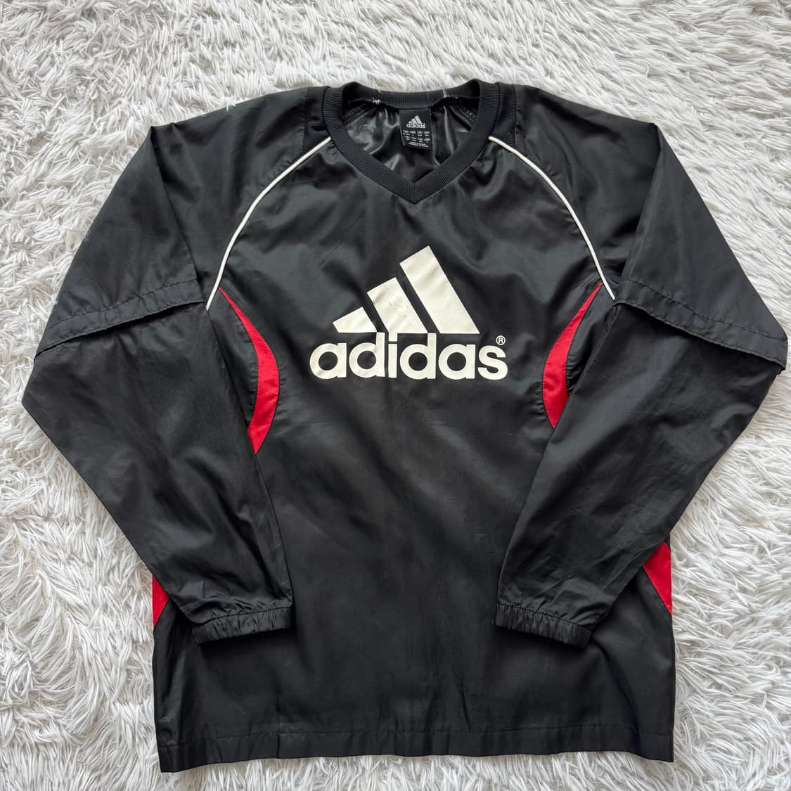 ADIDAS 일본빈티지 나일론 바람막이 아디다스 긴팔 M 39 상품이미지2