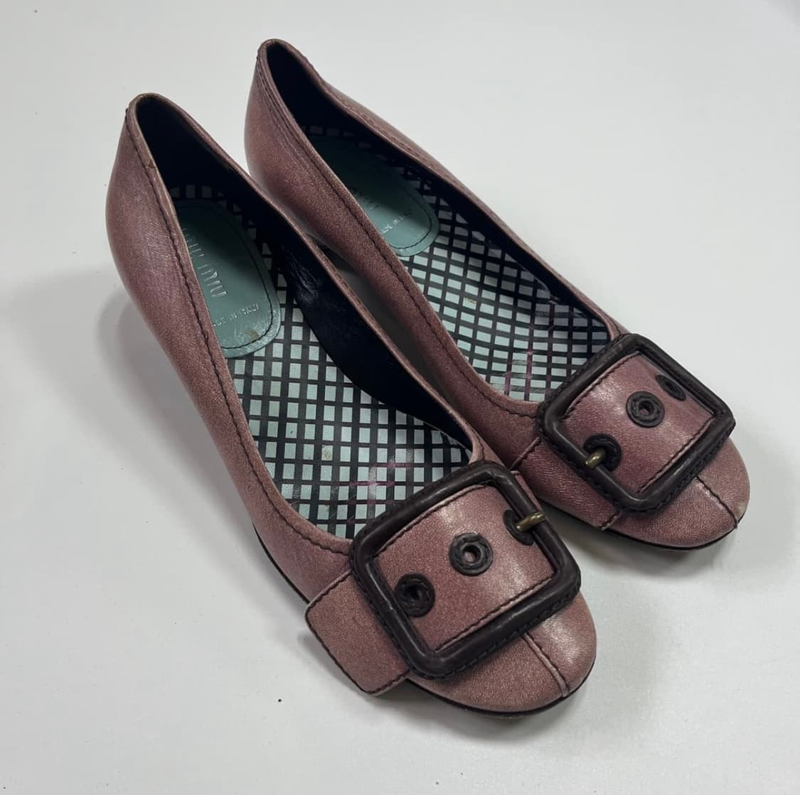 00s MIU MIU big buckle flat shoes 상품이미지1