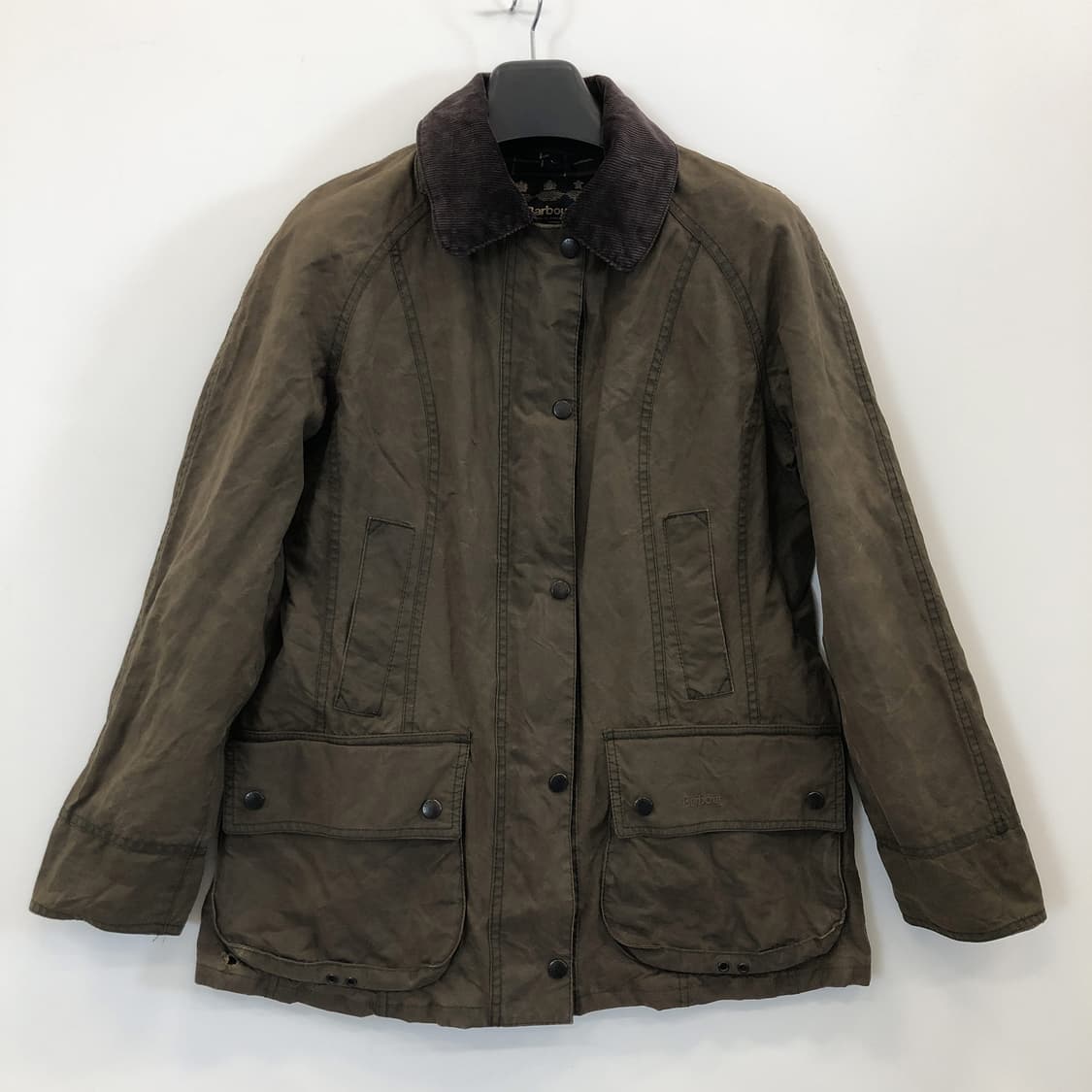 바버 클래식 비드넬 왁스코튼자켓 UK12  상품이미지1