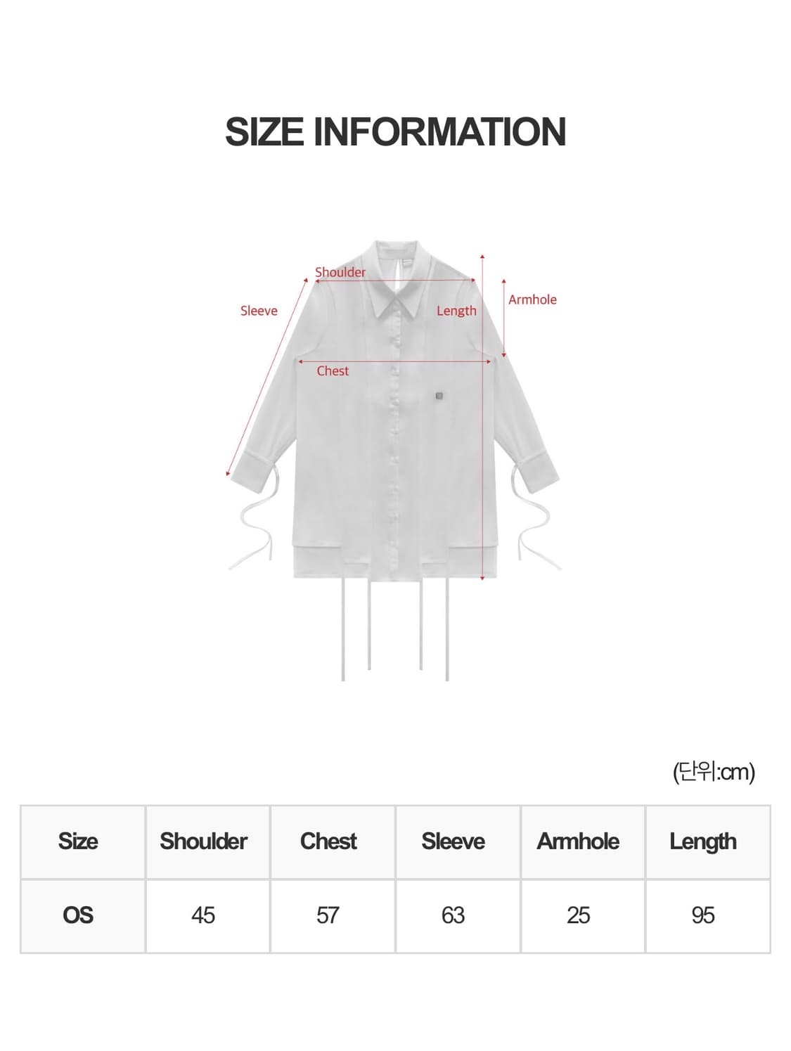 트리밍버드 롱 셔츠 블랙 상품이미지5