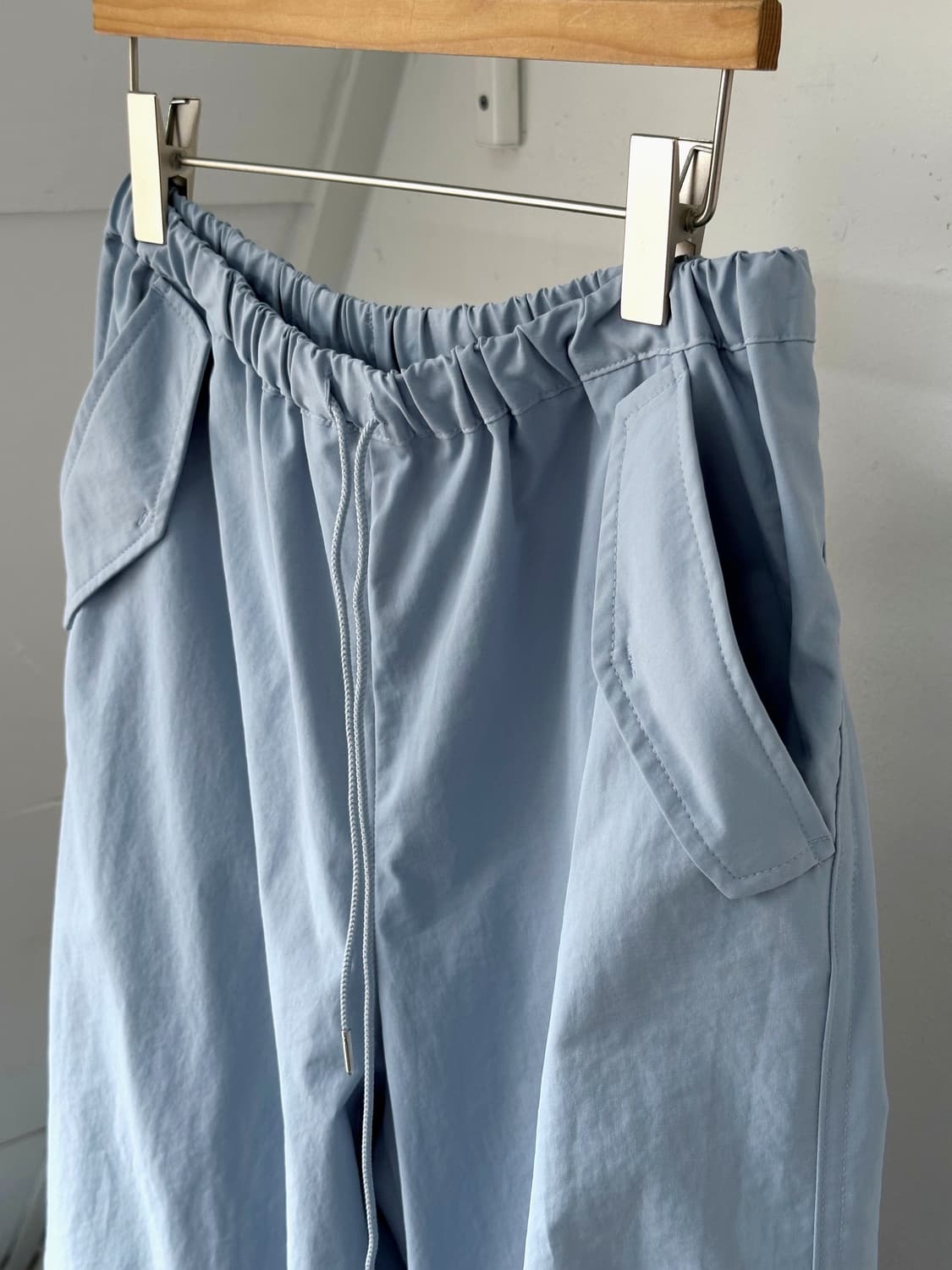 High count fabric design parachute pants 상품이미지2