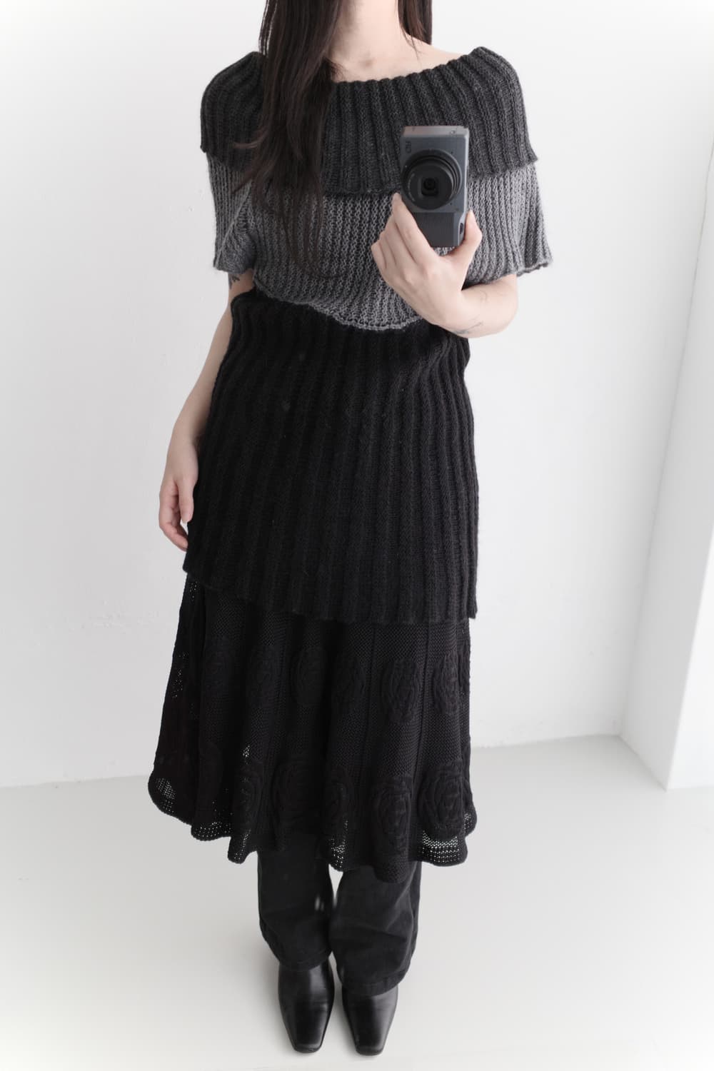 cowl knit top 상품이미지4