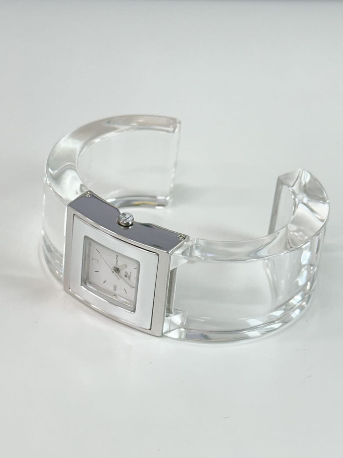 [새상품] courreges / 꾸레쥬 아크릴 뱅글 시계 상품이미지4