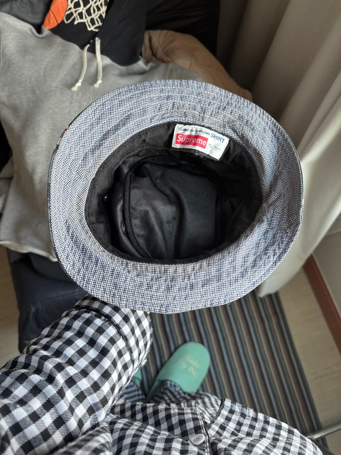 슈프림 꼼데가르송 도트 버킷햇 상품이미지2