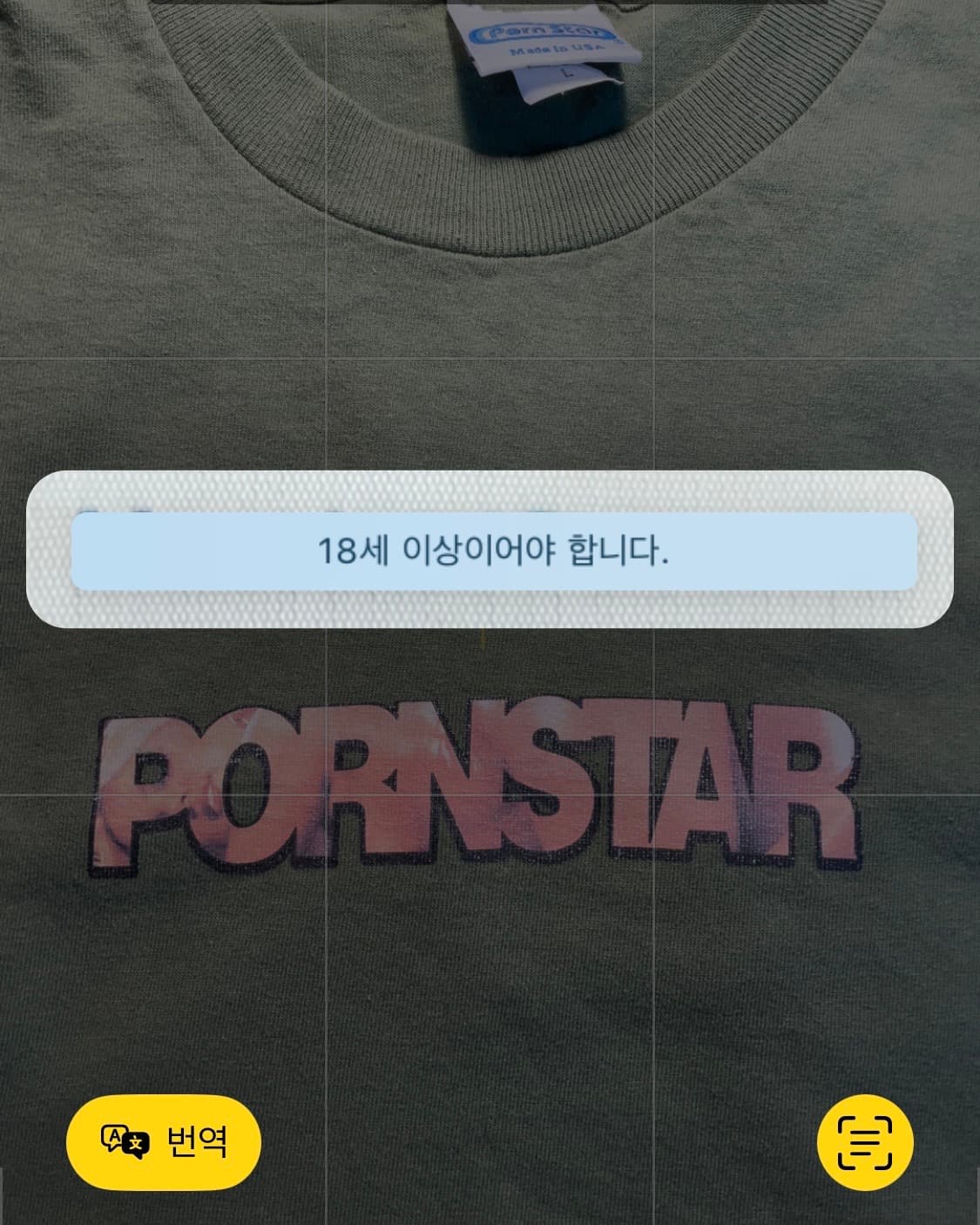 90s Pornstar Spell out T(USA Made) 상품이미지1