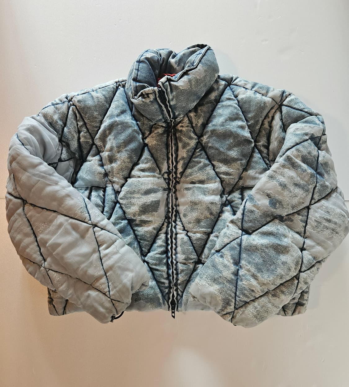 [새제품] 디젤 W-histel 푸퍼 데님 패딩 자켓 상품이미지3