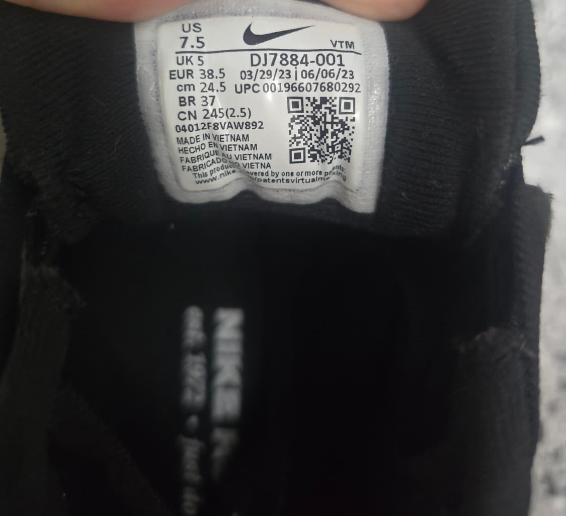 나이키 에어 줌 스트럭처25 블랙 245mm 여성 상품이미지2