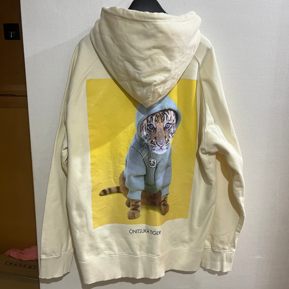 (M) 오니츠카타이거 호랑이 프린팅 후드 티셔츠 상품이미지4