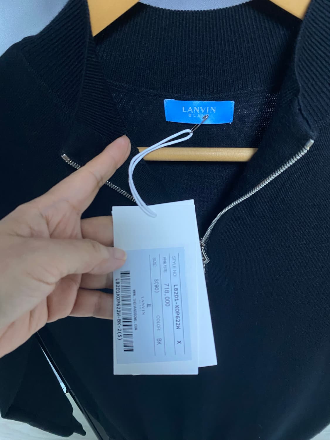 랑방 블랑 니트 원피스 55 새상품 상품이미지3