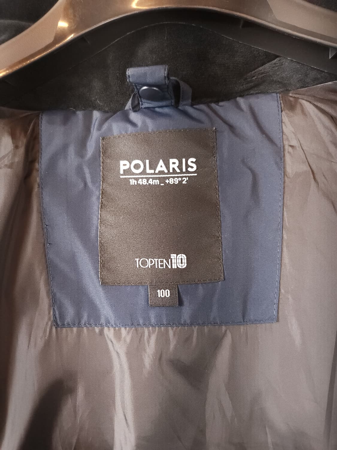 탑텐 폴라리스 롱다운후드패딩 네이비 100 L 상품이미지8