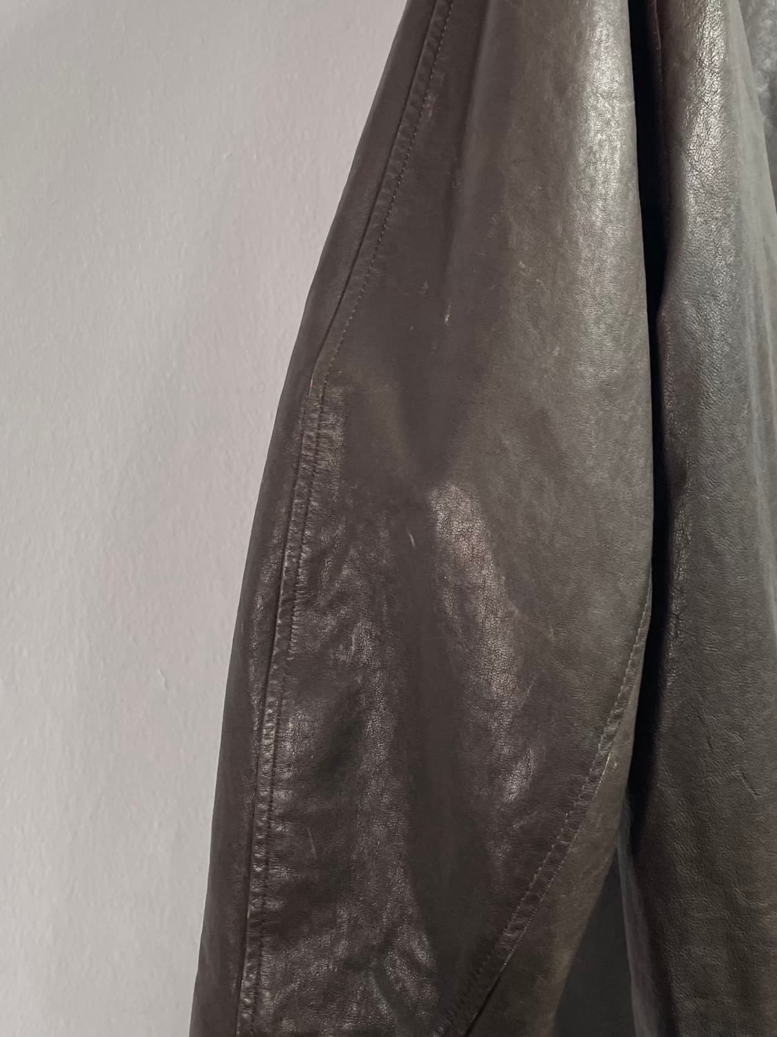 포터리 우먼스 램스킨 레더 오바사이즈드 자켓 (on.369) 상품이미지5