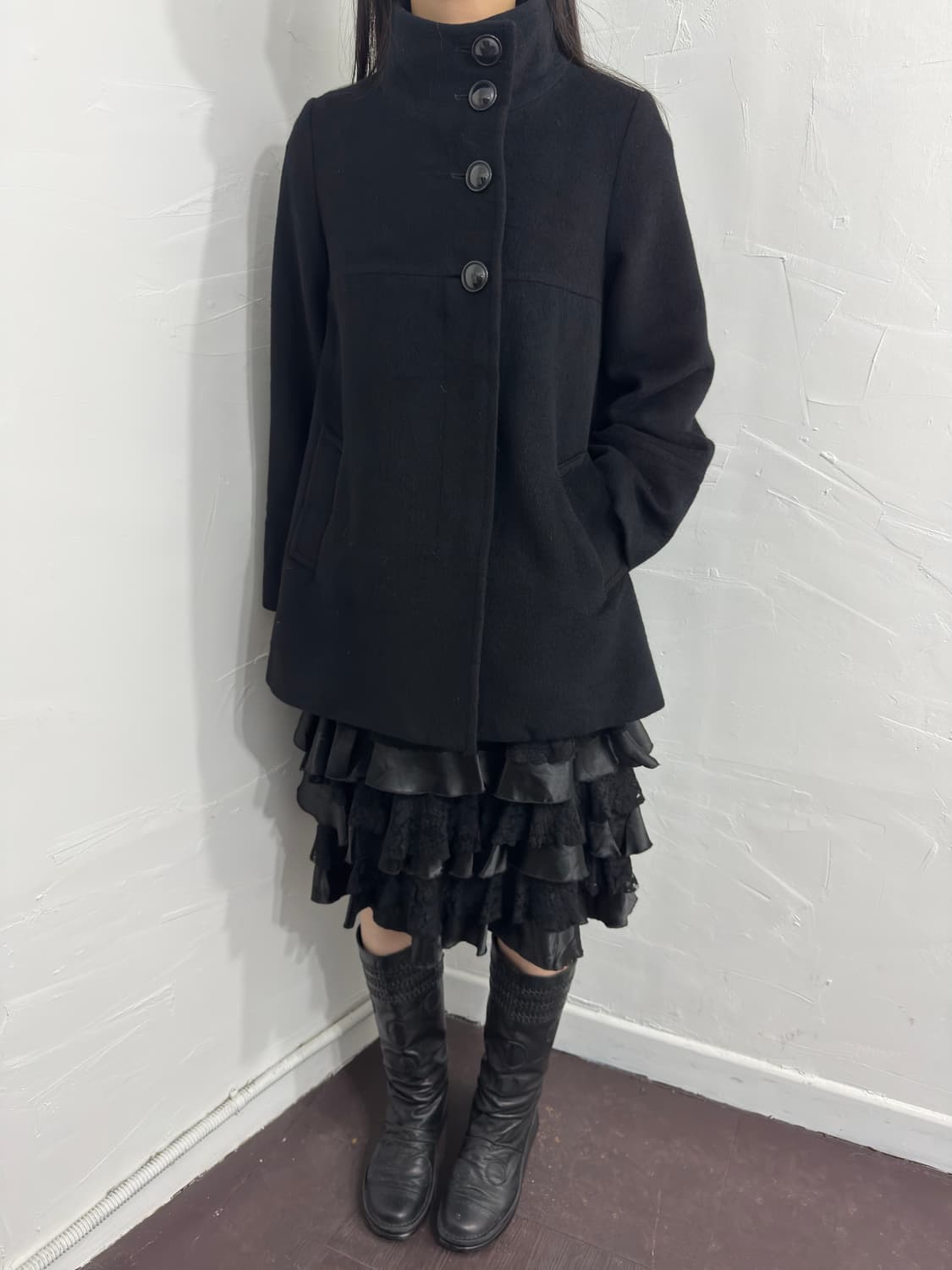 indivi button coat 상품이미지5