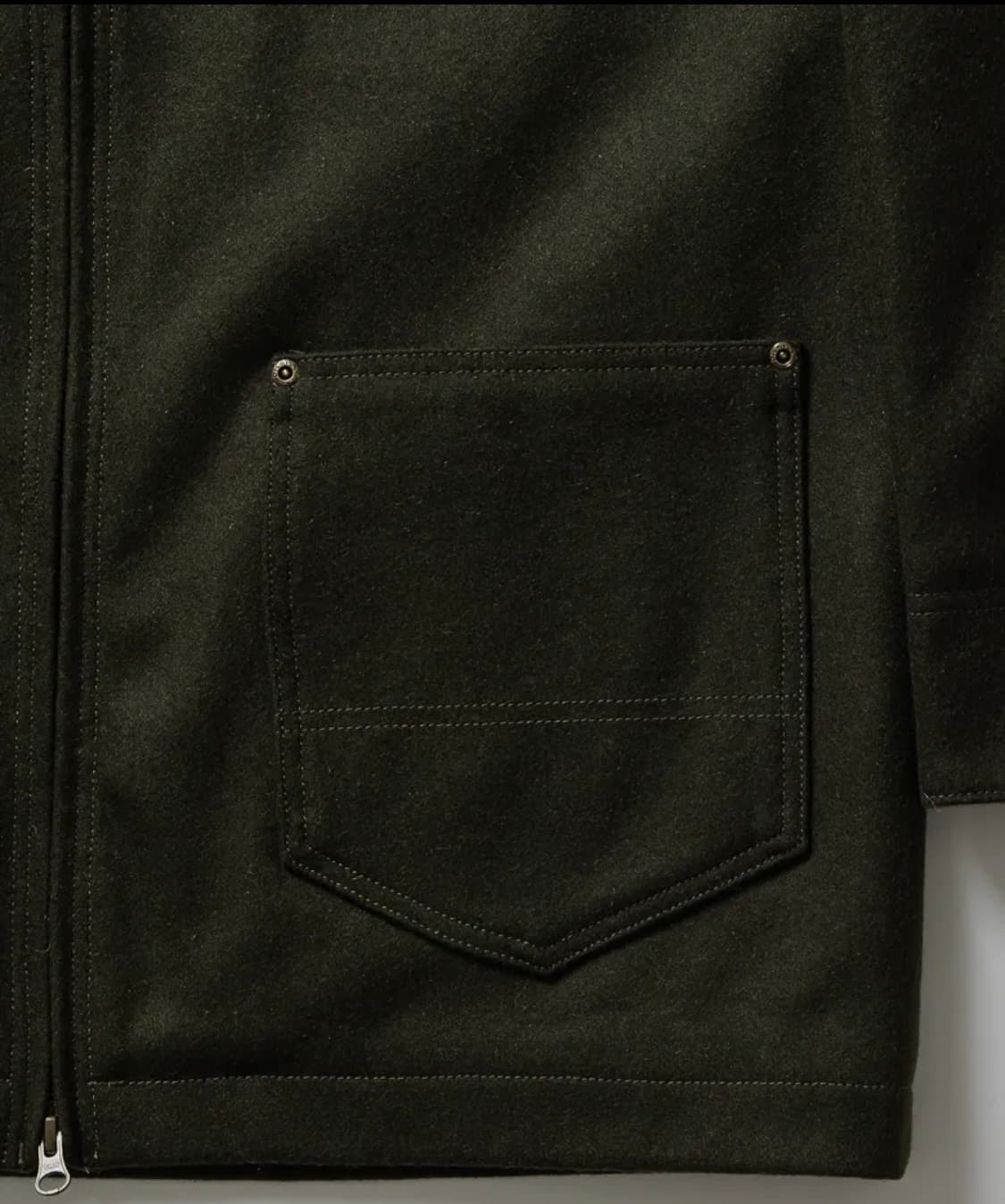 디키드 울 초어자켓 올리브 m 상품이미지3