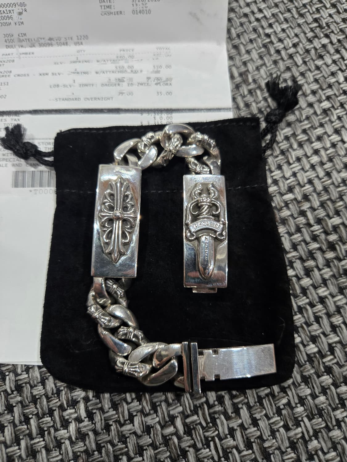 크롬하츠 필리그리 xs베일 X 더블아이디팔찌 상품이미지2