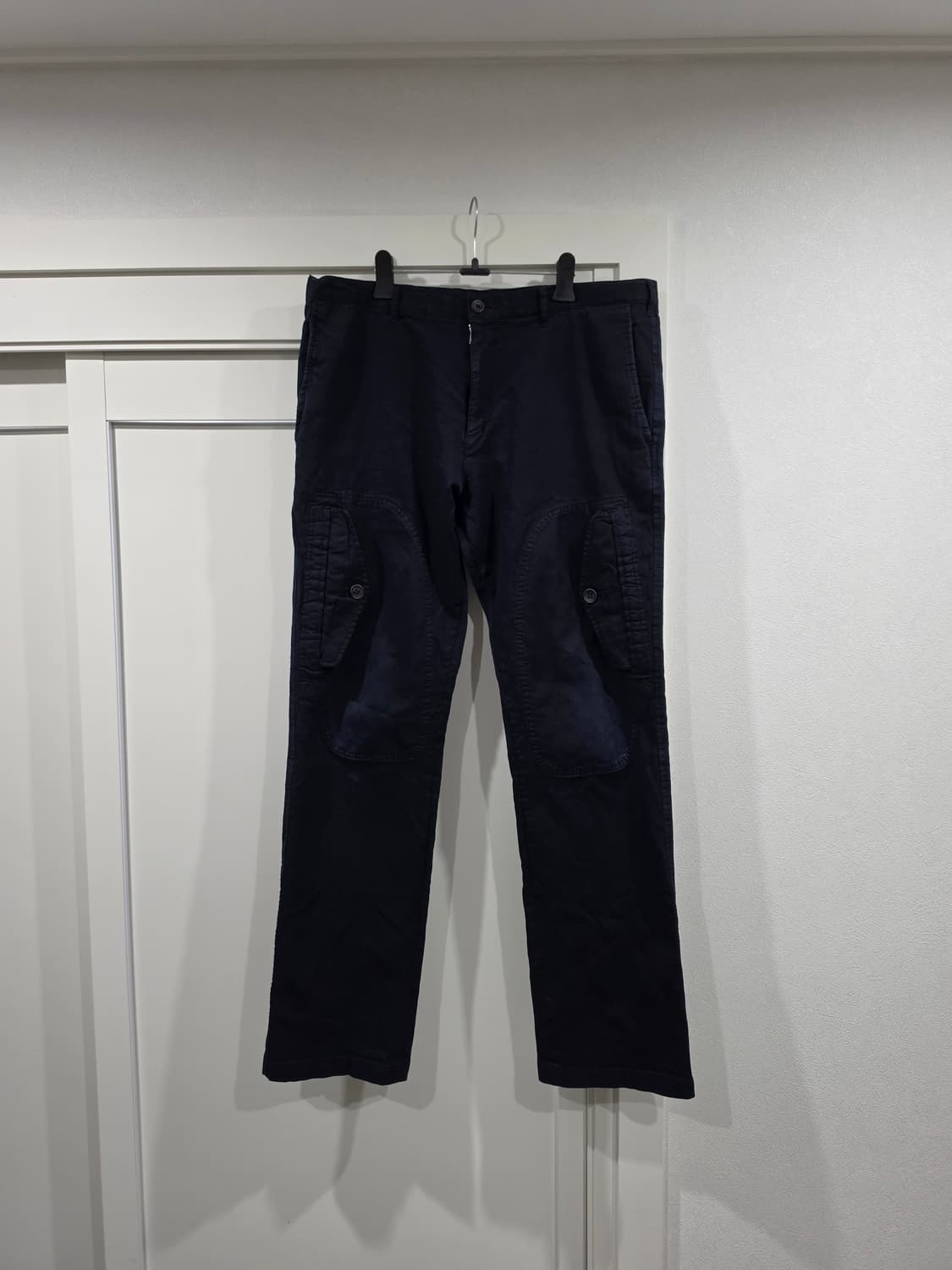 꼼데가르송 옴므 축융폴리(슈렁큰 이펙트) 팬츠 데님색상 L 상품이미지1