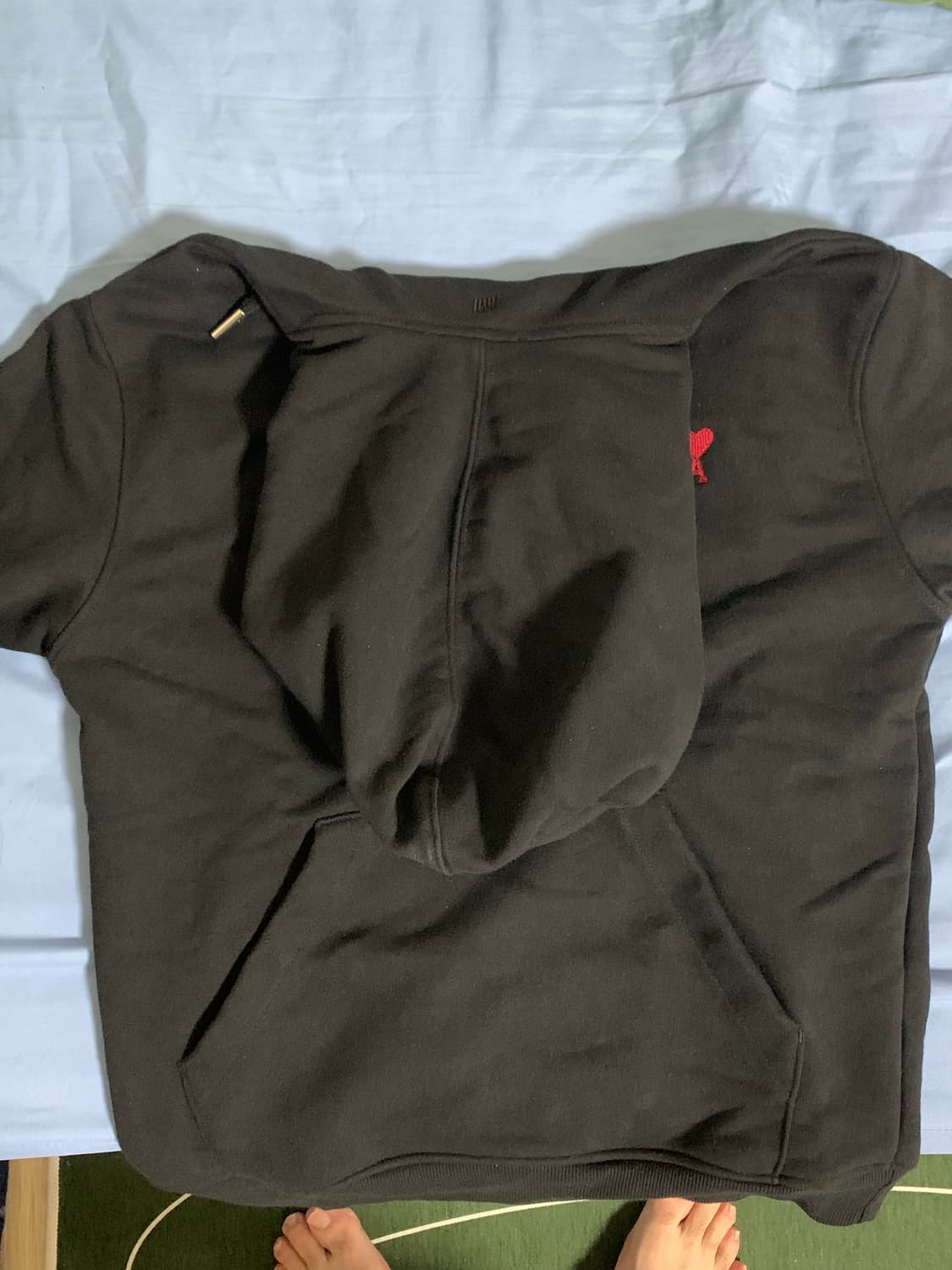 아미 스몰로고 후드티 상품이미지2