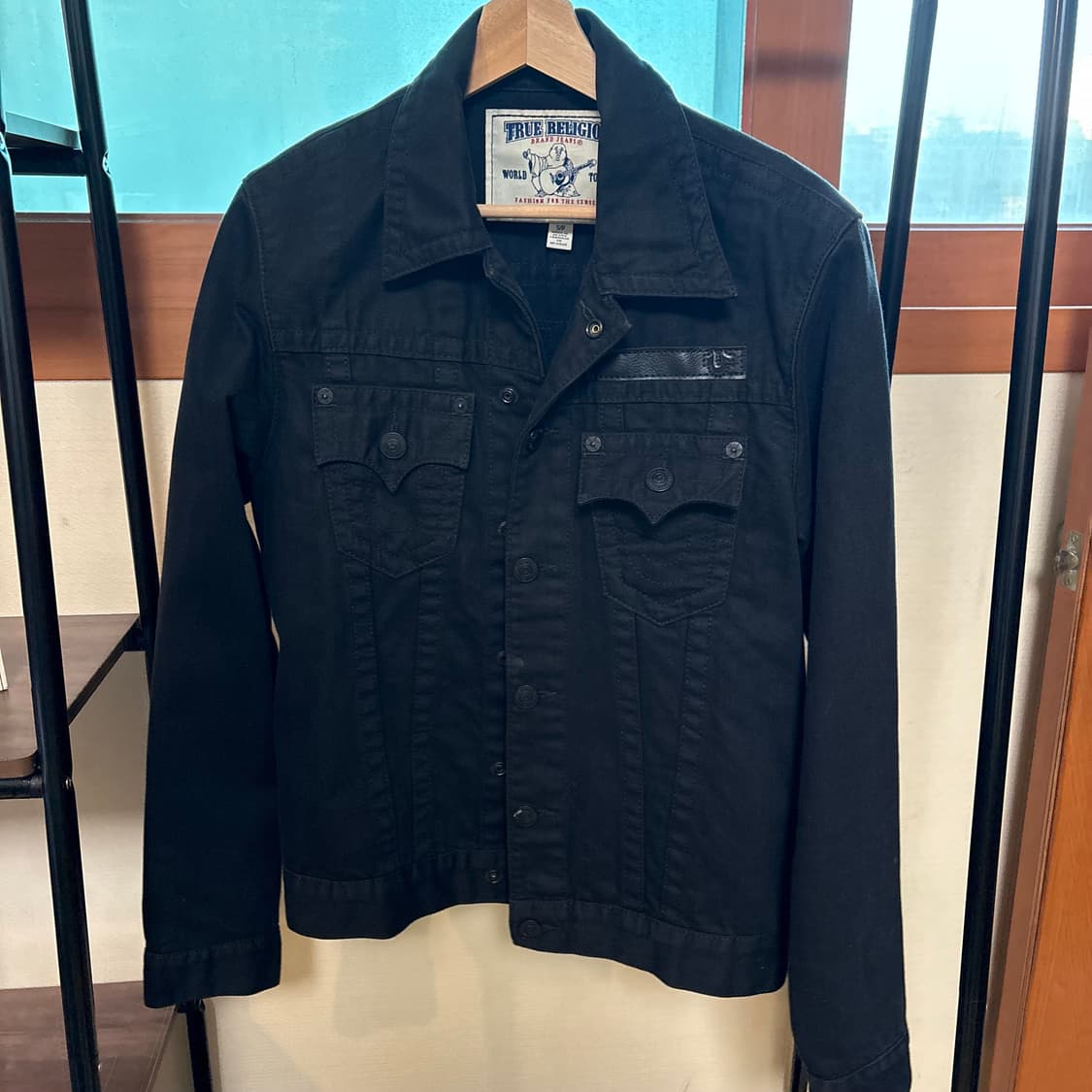 트루릴리젼 블랙 데님 자켓 상품이미지2
