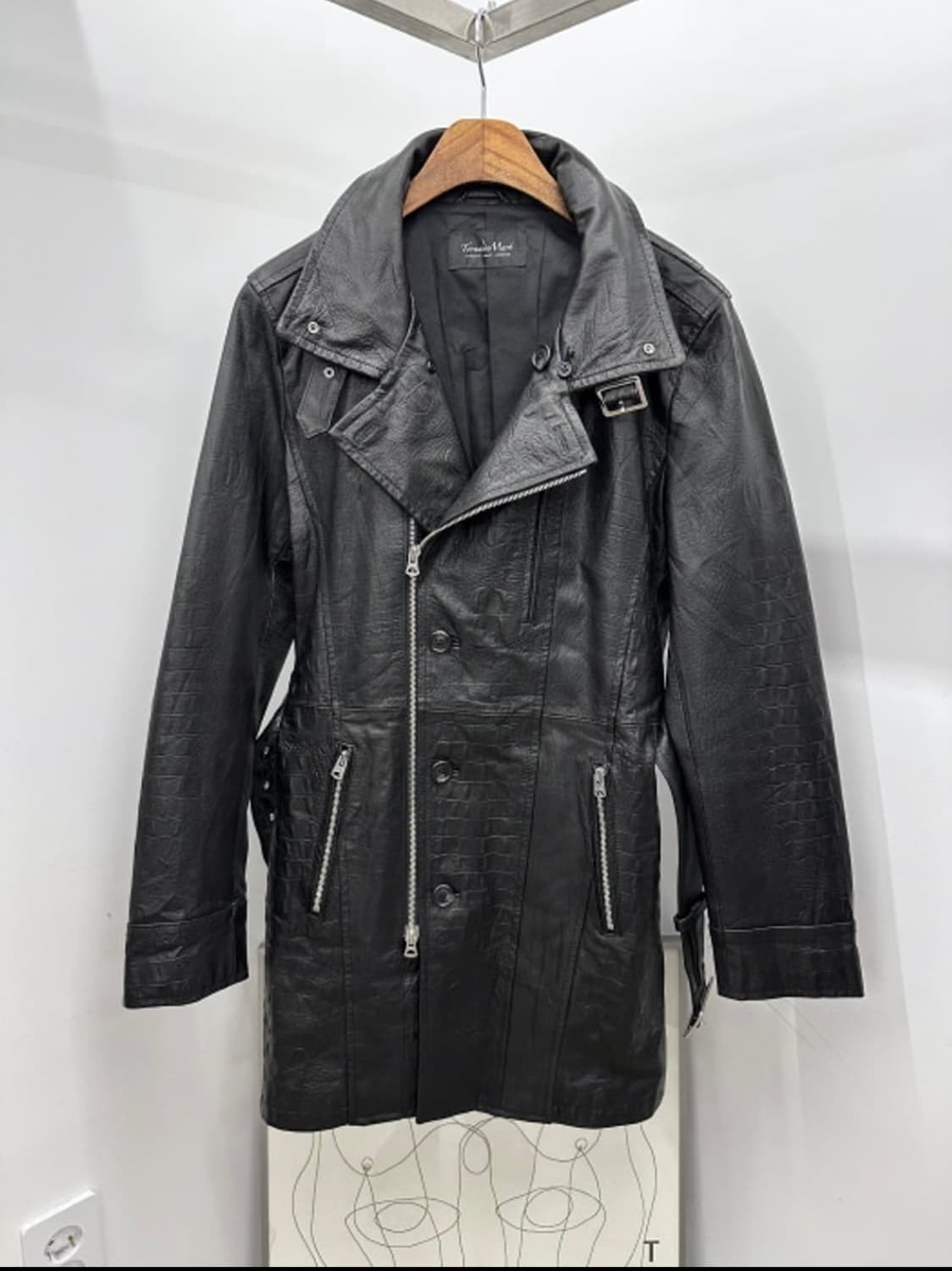 TORNADO MART leather strapped jacket 상품이미지1