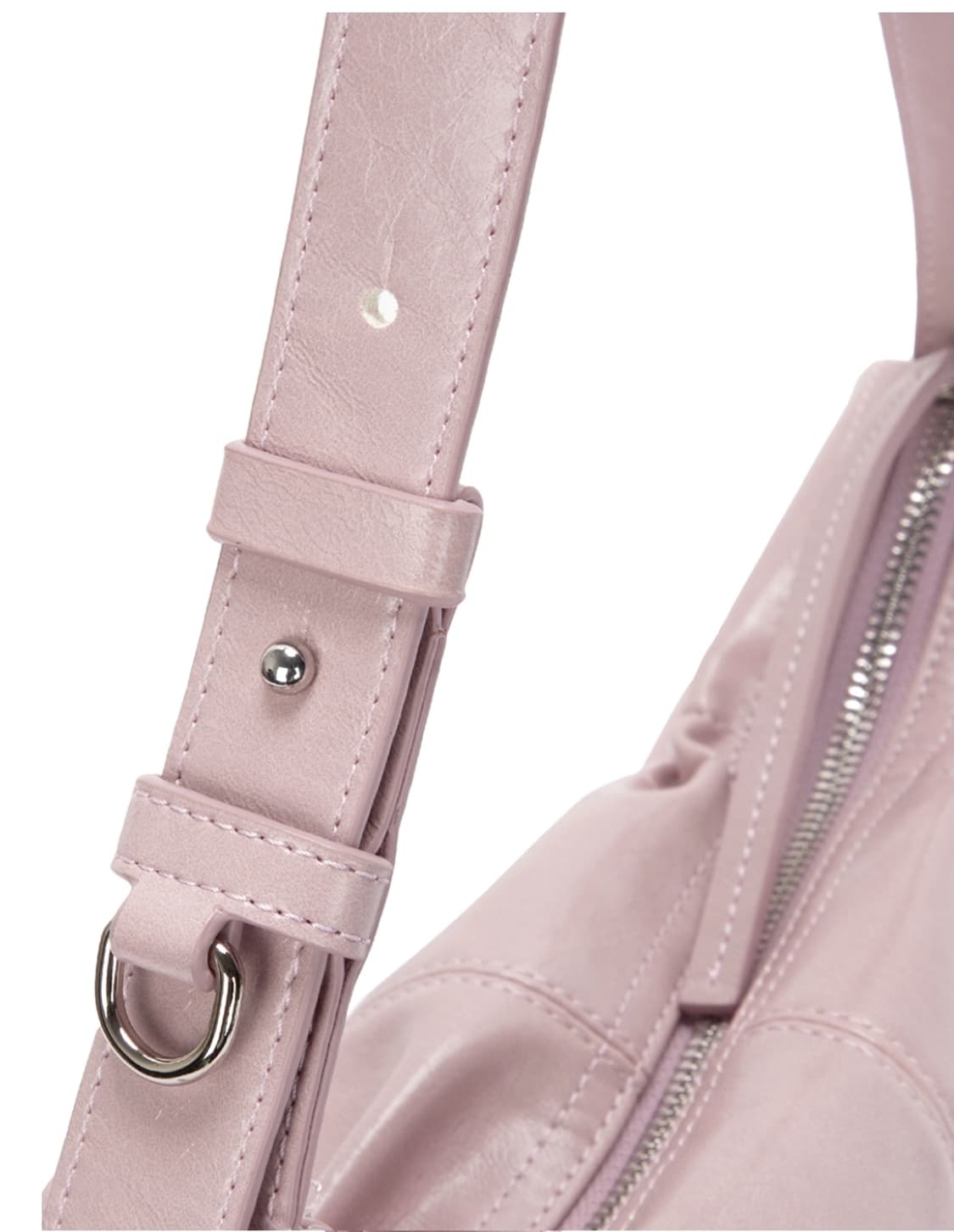 [새상품] 마뗑킴 연핑크 셔링리본백 상품이미지5