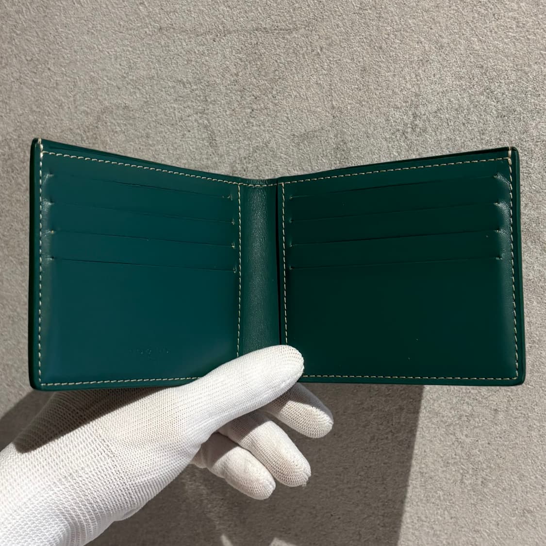 S OS사이즈 고야드 빅투와르 반지갑 그린 (풀구성) 상품이미지7