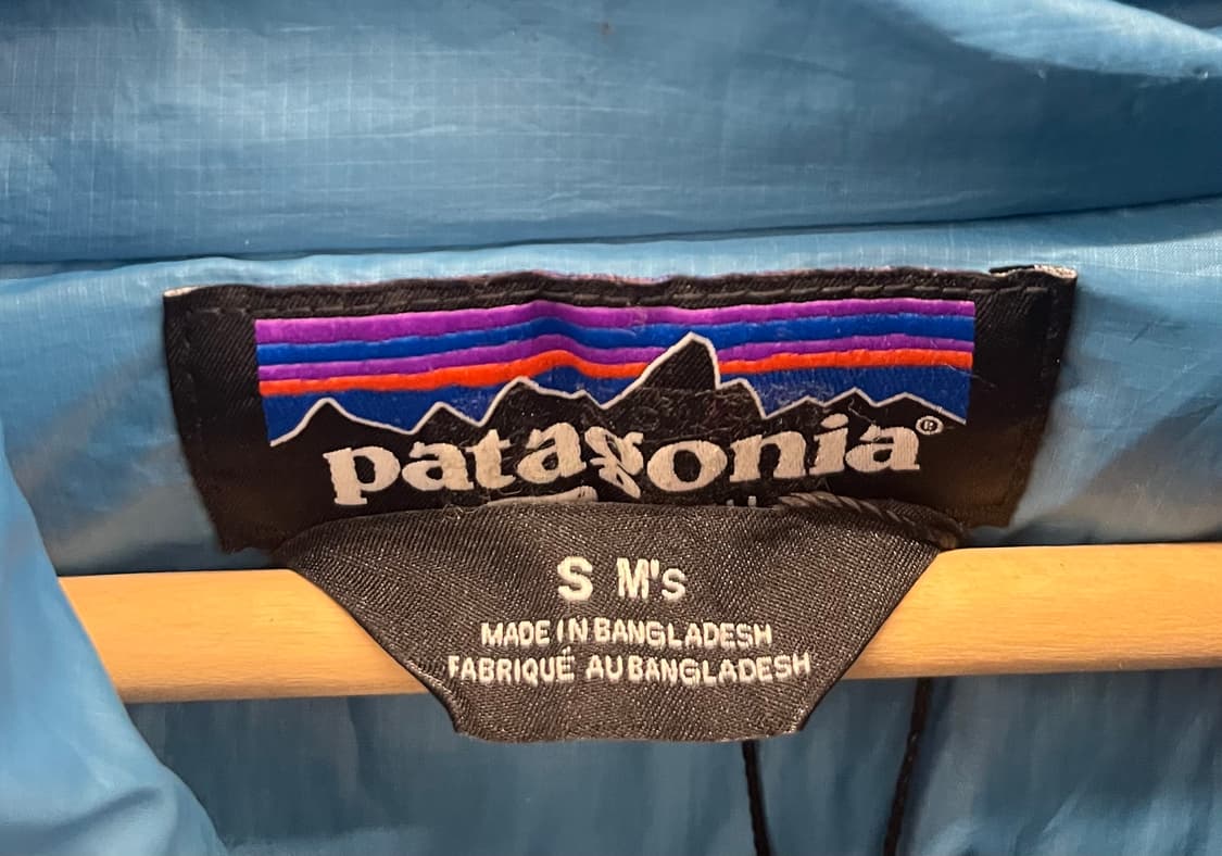 파타고니아 경량패딩 회색 상품이미지7