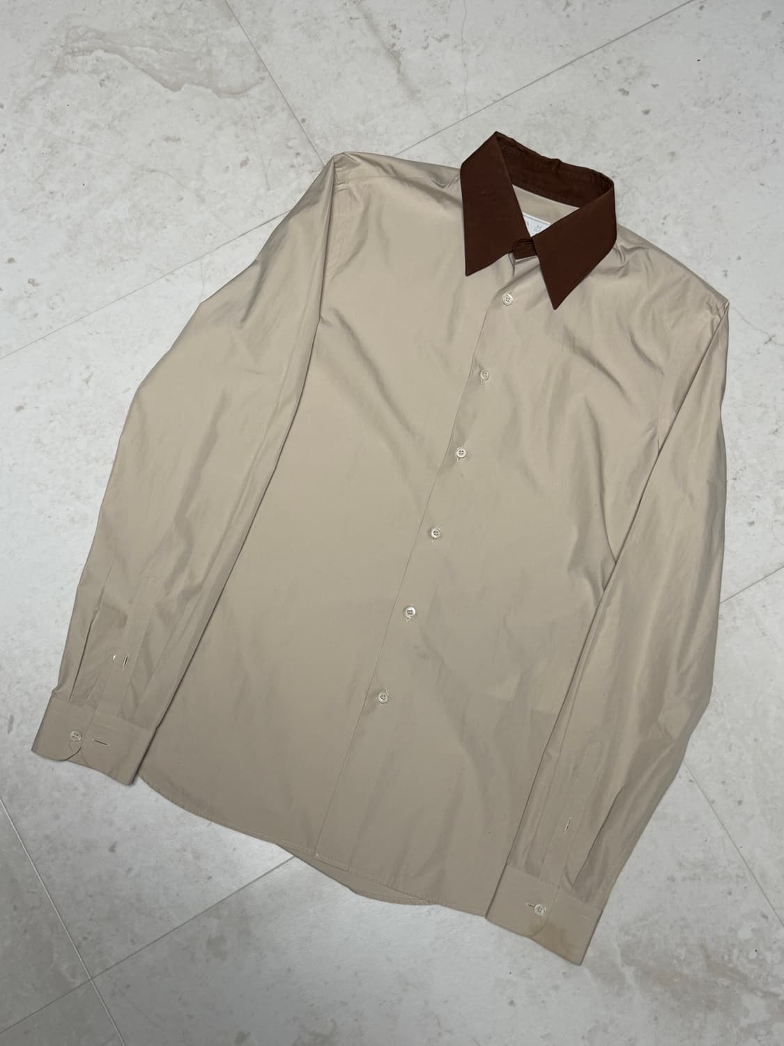 Prada Two tone Collar shirts 상품이미지1