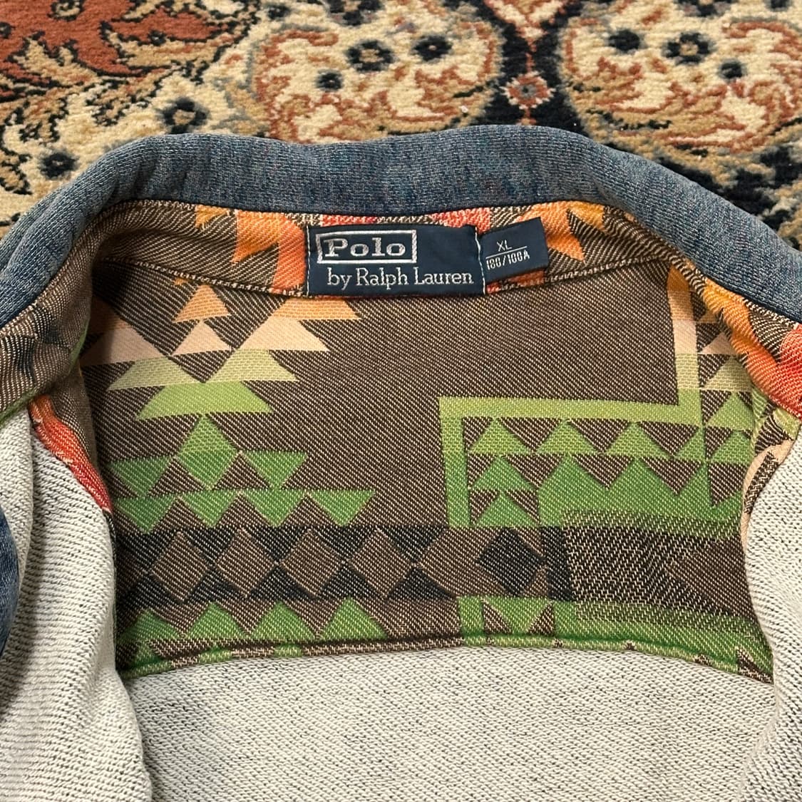폴로 랄프로렌 잼스톤 웨스턴 데님 셔츠 (XL) 나바호 상품이미지6