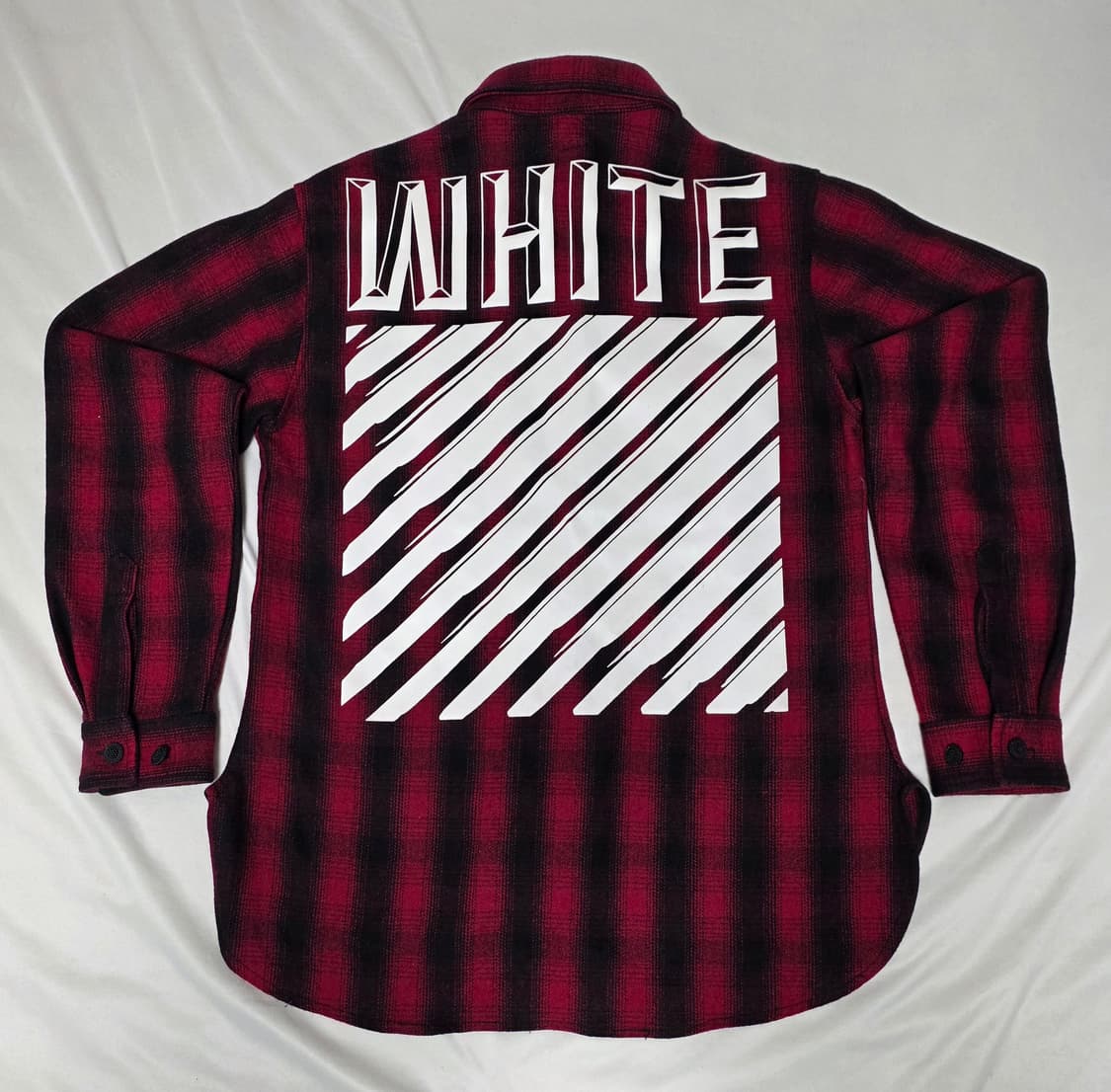 Off-White 오프화이트 체크 남방 셔츠 L 상품이미지2