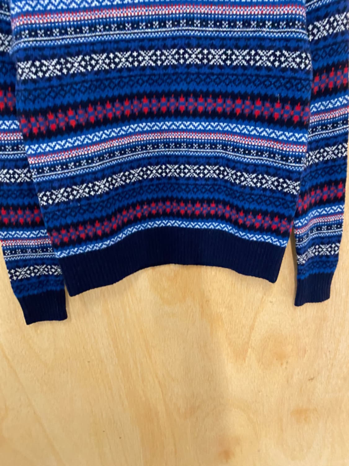 BEAMS fair isle knit 빔즈 페어아일 니트 상품이미지6