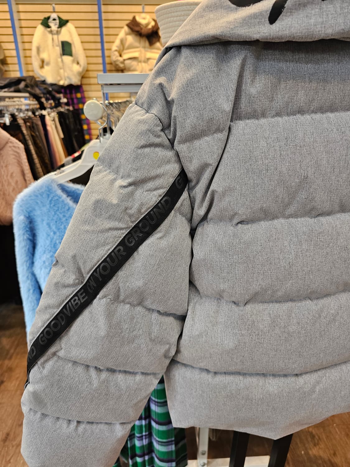 no.107 데상트 덕다운 숏패딩 크롭패딩 (XS) 상품이미지5