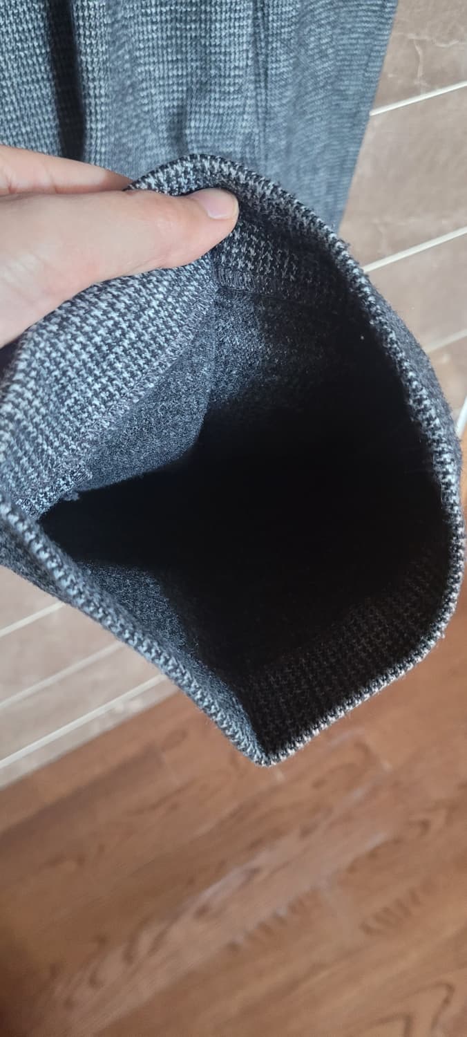 남성34인치)다니엘크레뮤 도톰한 바지 그레이(기모) 상품이미지5