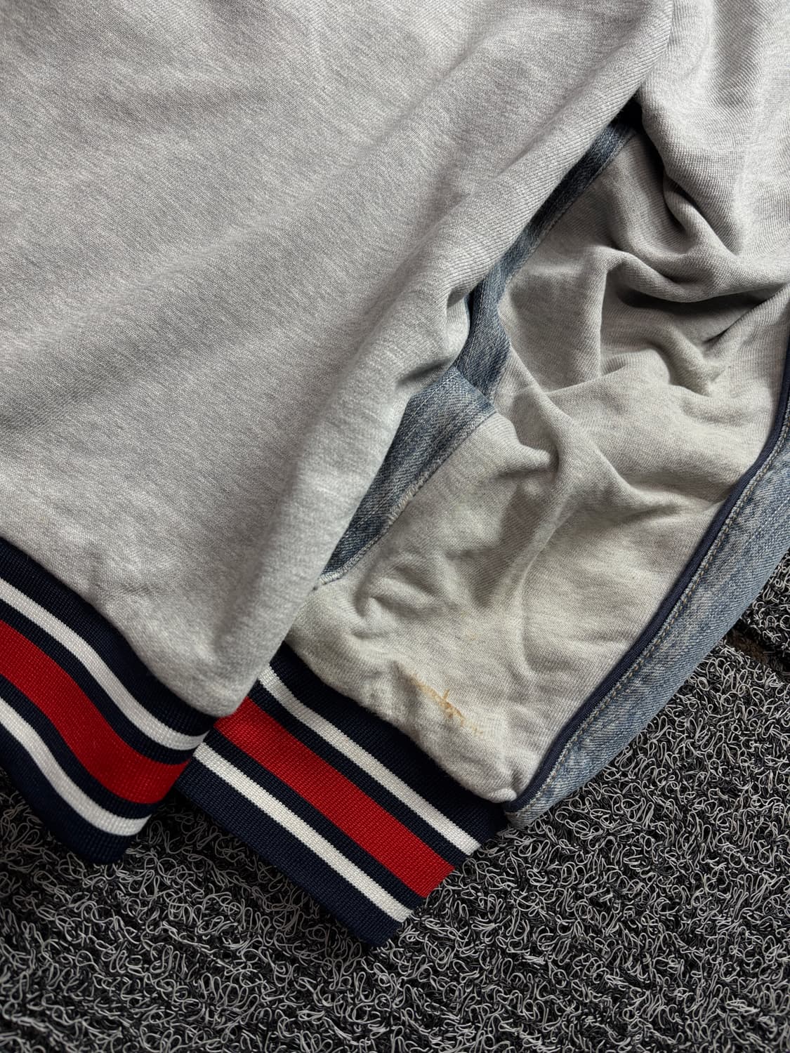 푸부 올드스쿨 빅로고 데님 믹스업 라이더 자켓 2874 상품이미지6