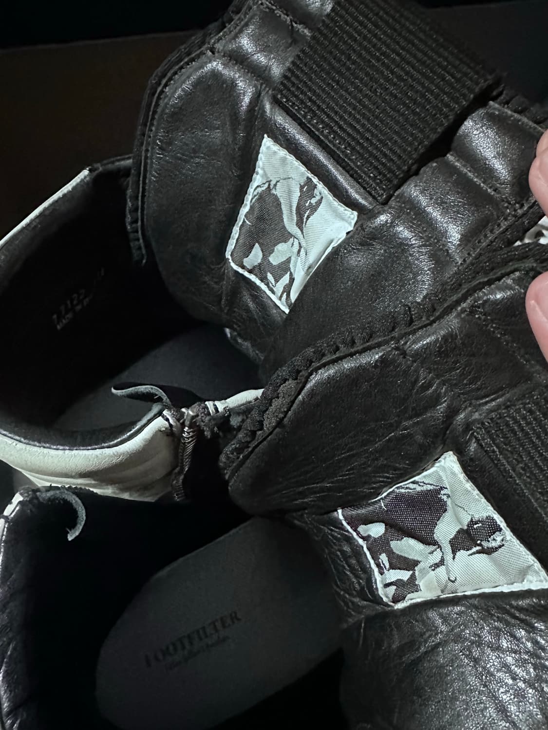 릭오웬스 지오바스켓 41.5 size 밀크블랙 상품이미지6