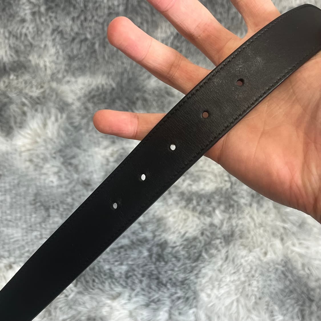 80-32 남성 구찌벨트 금장 상품이미지3