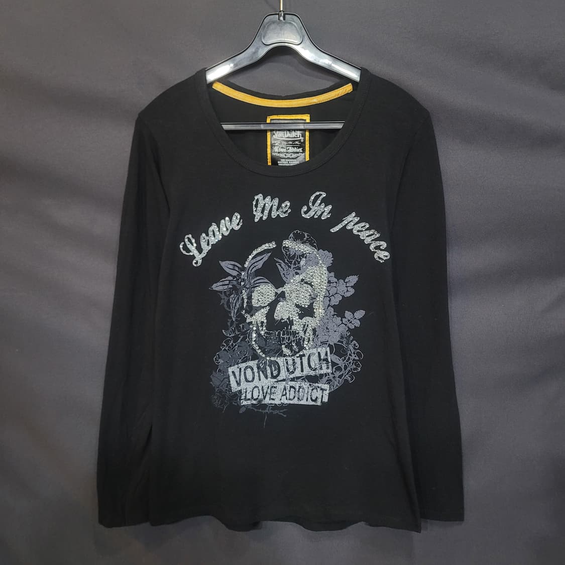 Von Dutch 본더치 큐빅 스컬 펑크 롱슬리브 셔츠 상품이미지1