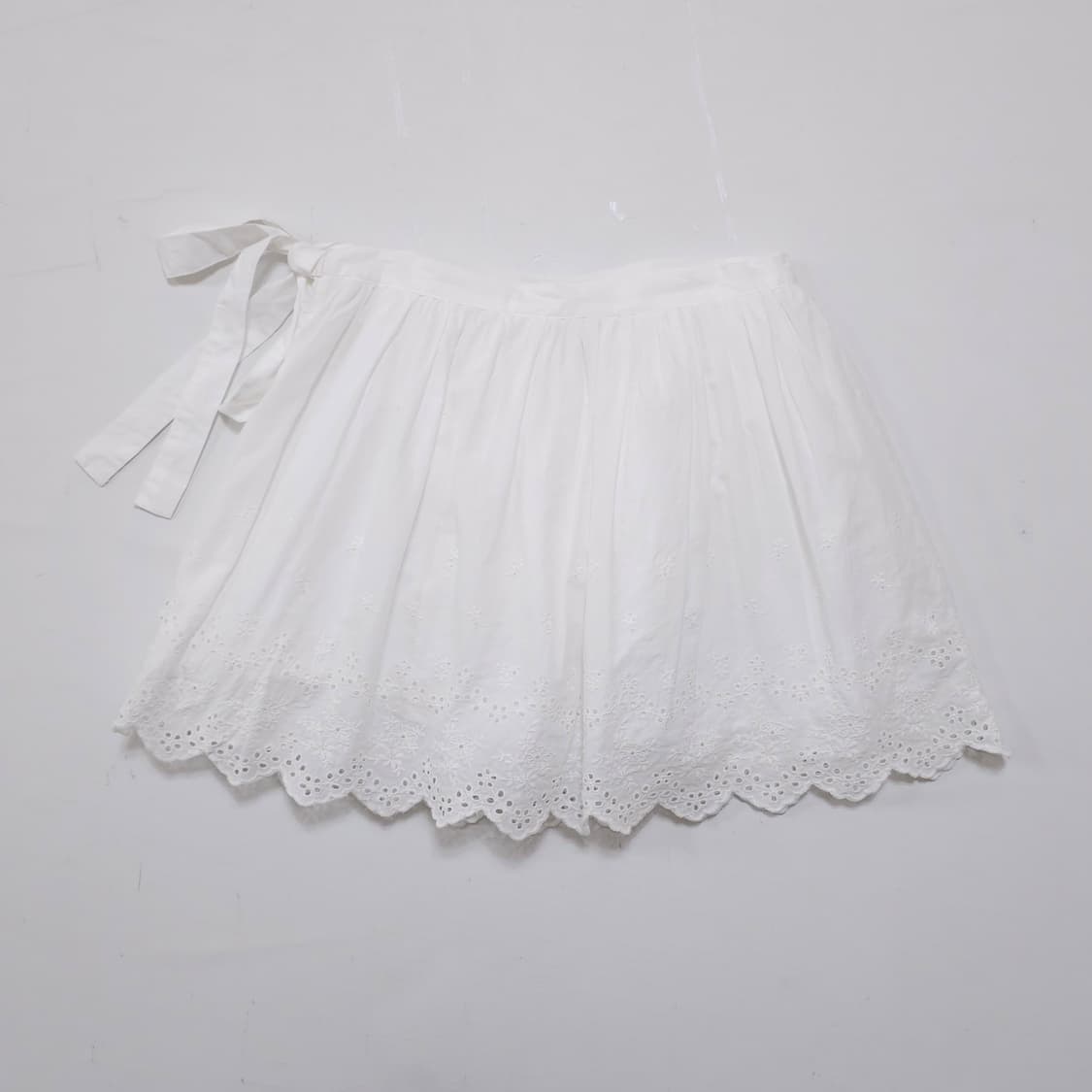 Oef 러플 펀칭 스커트 상품이미지2