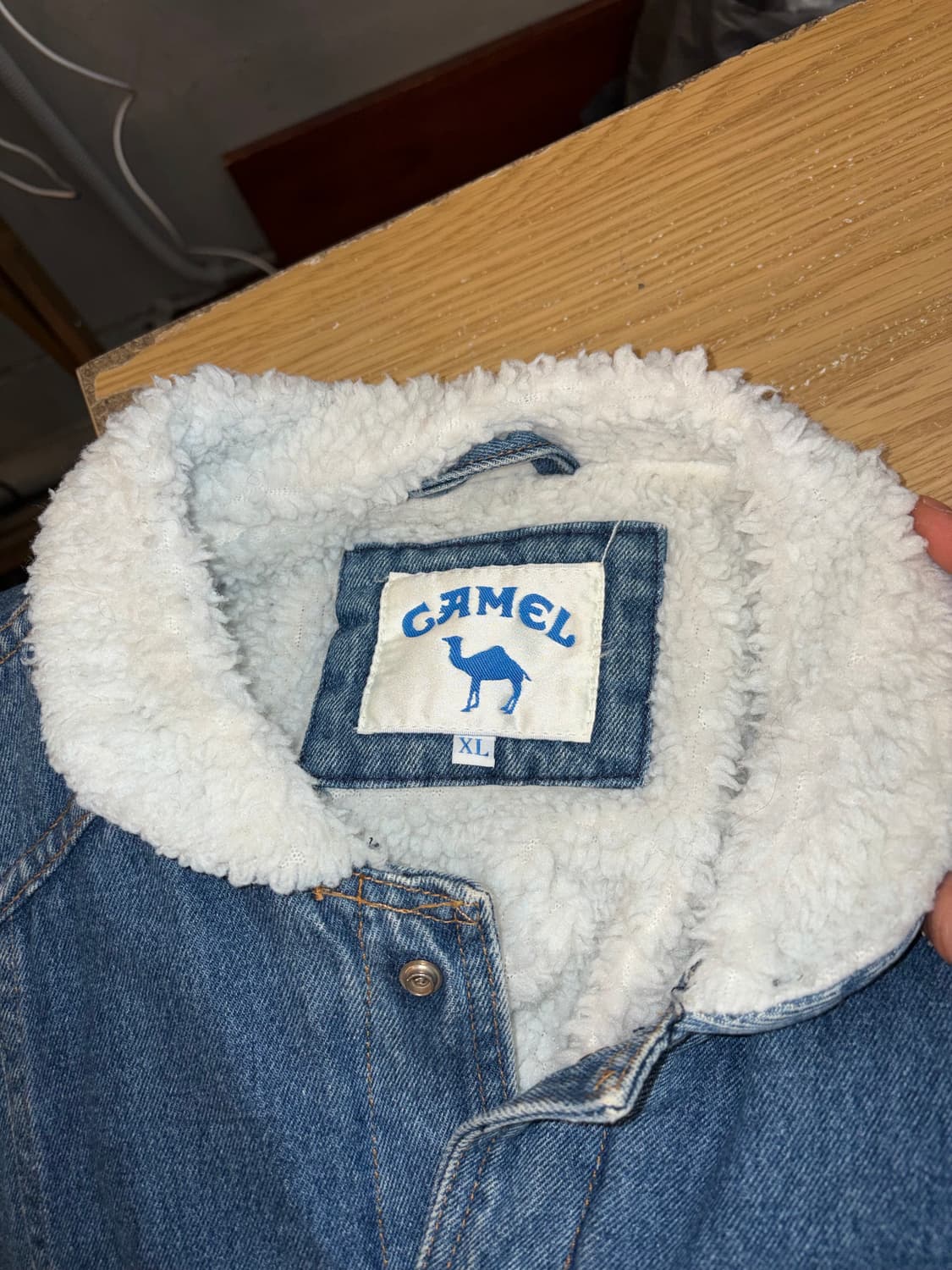 90‘s Camel Cigarettes Sherpa line denim  상품이미지9