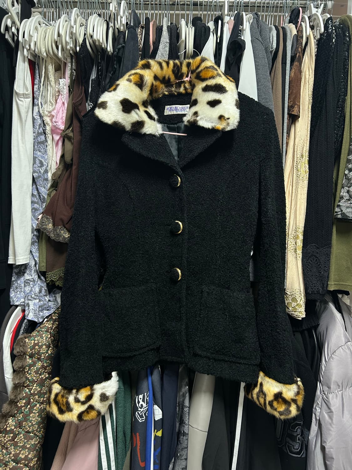 오네갸루 로걀 레오파드 퍼코트 상품이미지1