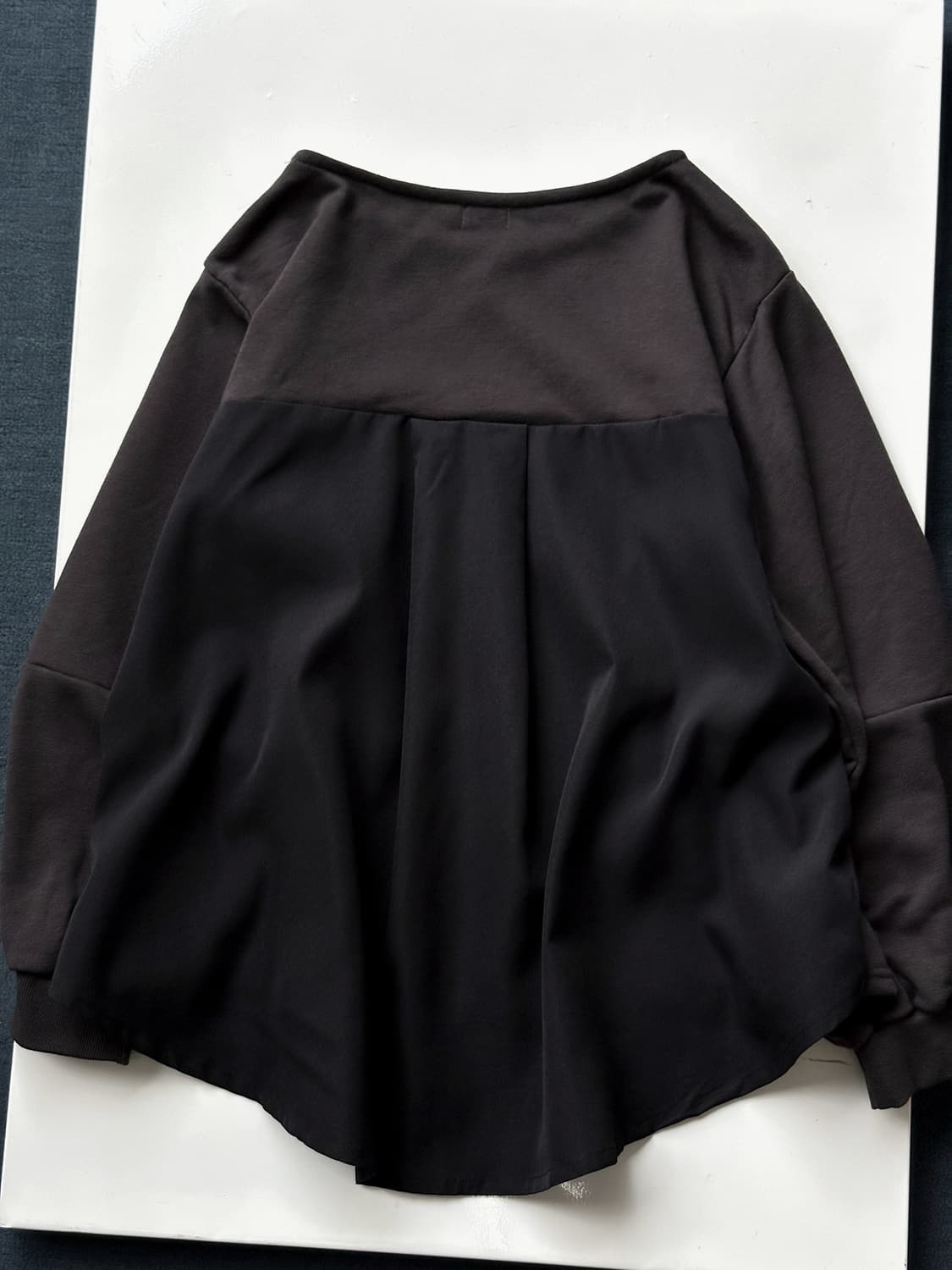 Design back panel sweat L/S TOP 상품이미지10