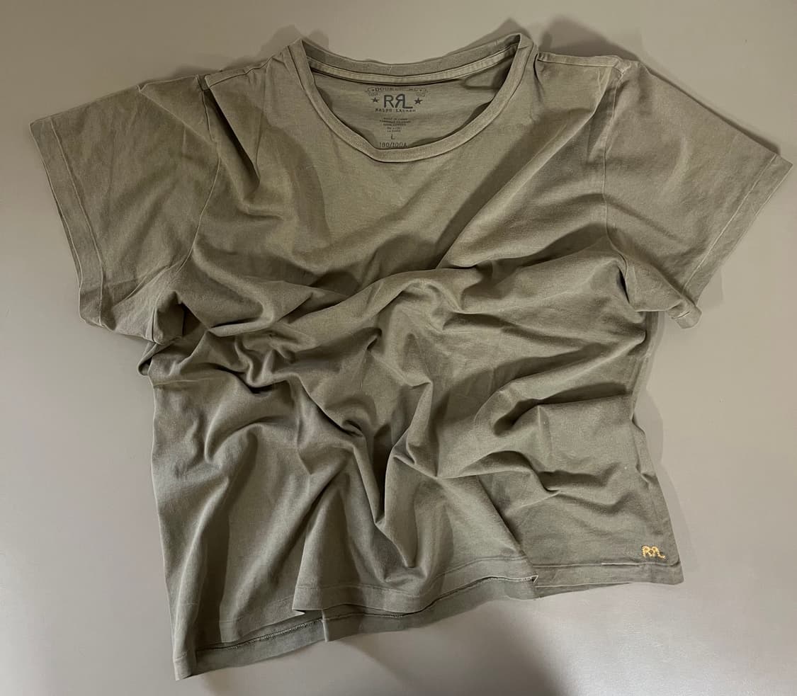 RRL 가먼트다이 티셔츠 상품이미지1