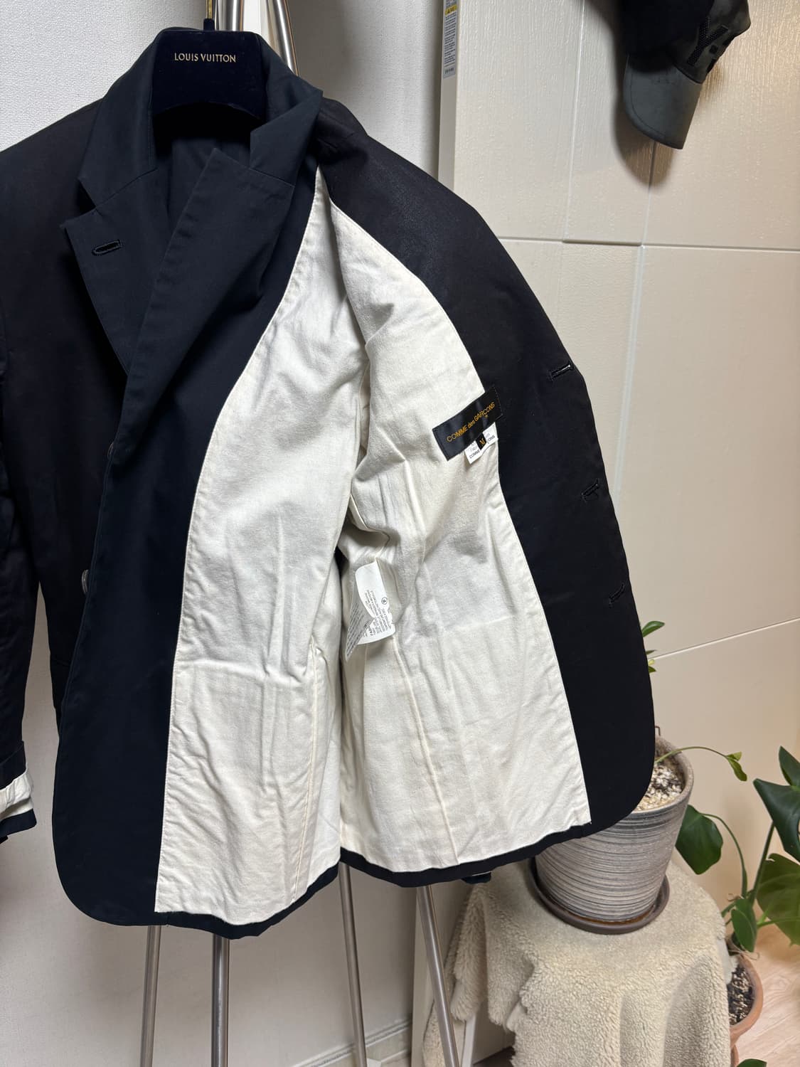 꼼데가르송 3-way 블랙 블레이저 M 상품이미지2